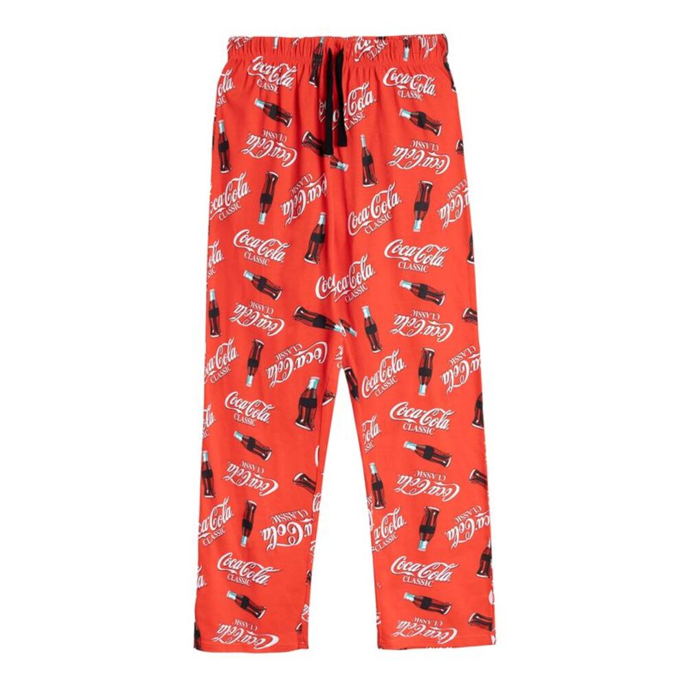 Coca-Cola Mens Printed Lounge Pants / Red